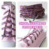 Shoelaces Purple Plum Paisley